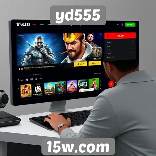 Análise da interface do usuário no site yd555